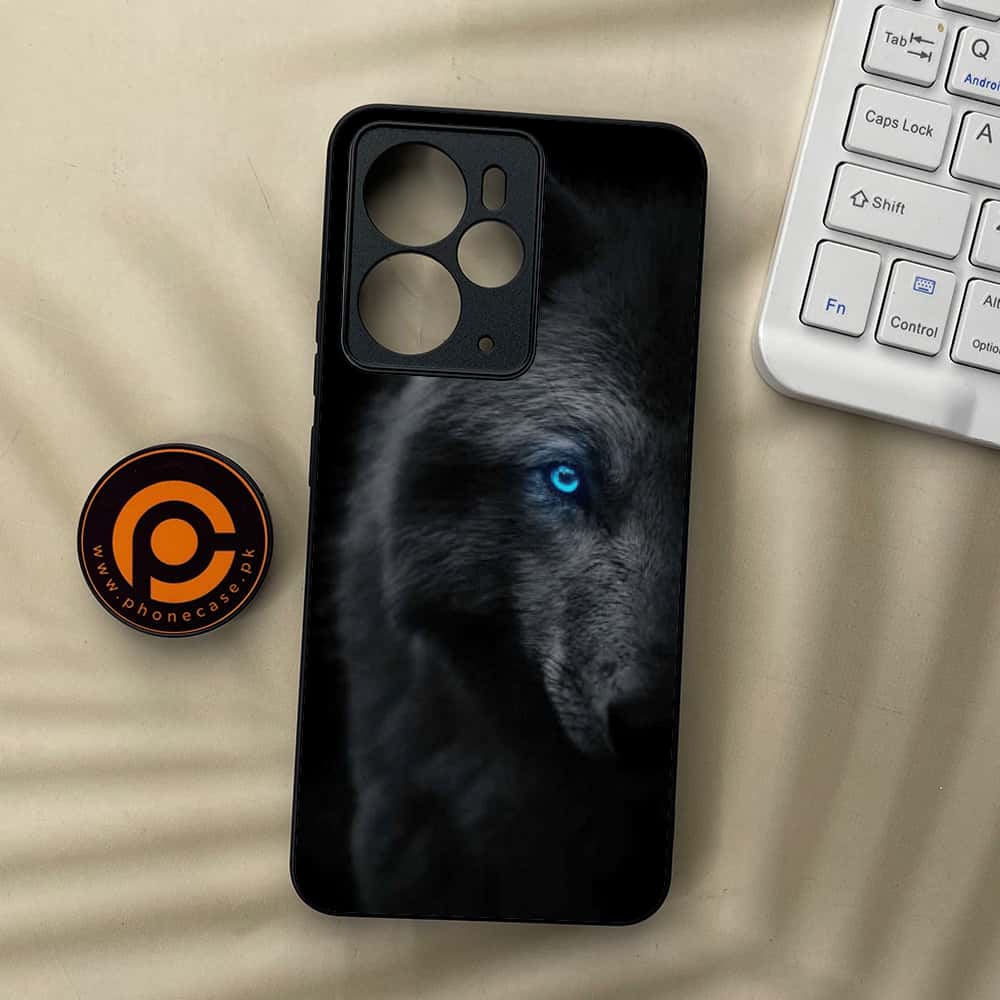 Realme 14T 5G - Black Art Series - Premium Metal Printed soft Bumper Shock Proof Case