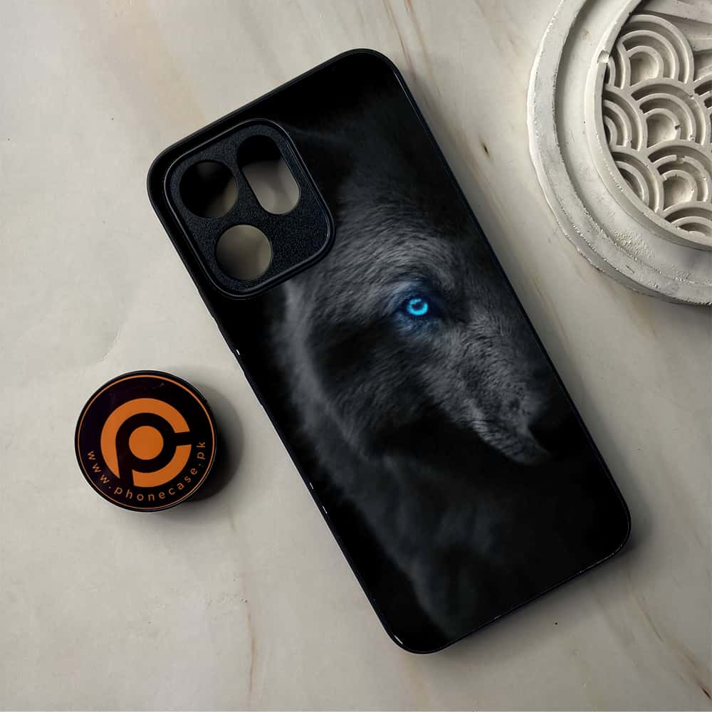 Oppo Reno 14F - Black Art Series - Premium Metal Printed Soft Bumper Shockproof Case
