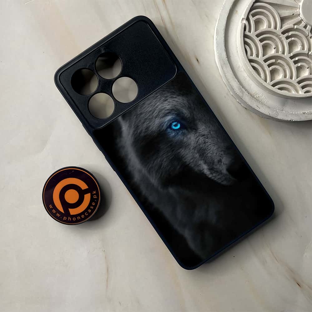 Xiaomi Poco F6 Pro - Black Art Series - Premium Metal Printed soft Bumper shock Proof Case