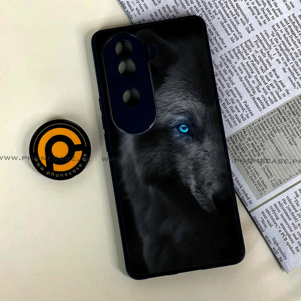 Vivo V40e - Black Art Design 8- Premium Metal Printed soft Bumper shock Proof Case CS-45124