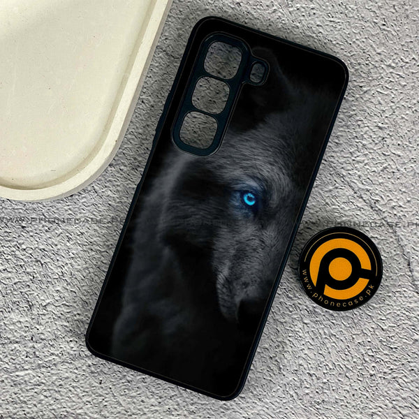 Infinix Hot 50 Pro - Black Art Design 2 - Premium Metal Printed soft Bumper shock Proof Case CS-37025