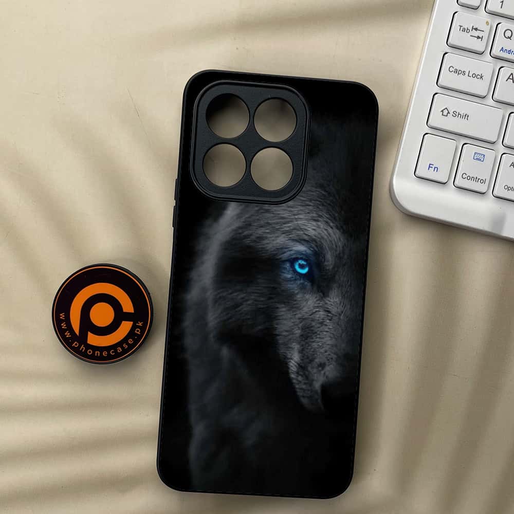 Honor X5b Plus - Black Art Series - Premium Metal  Printed soft Bumper shock Proof Case
