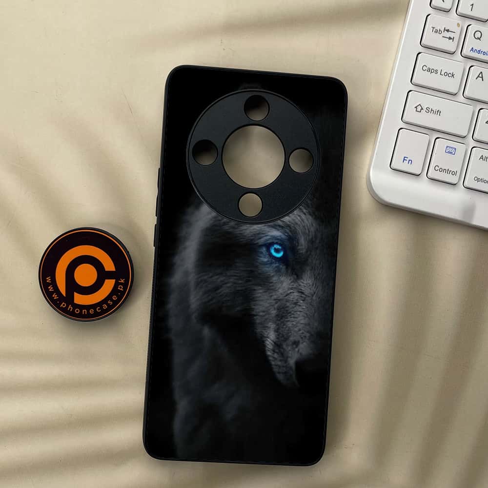 HONOR X9b 5G - Black Art Series - Premium Metal  Printed soft Bumper shock Proof Case