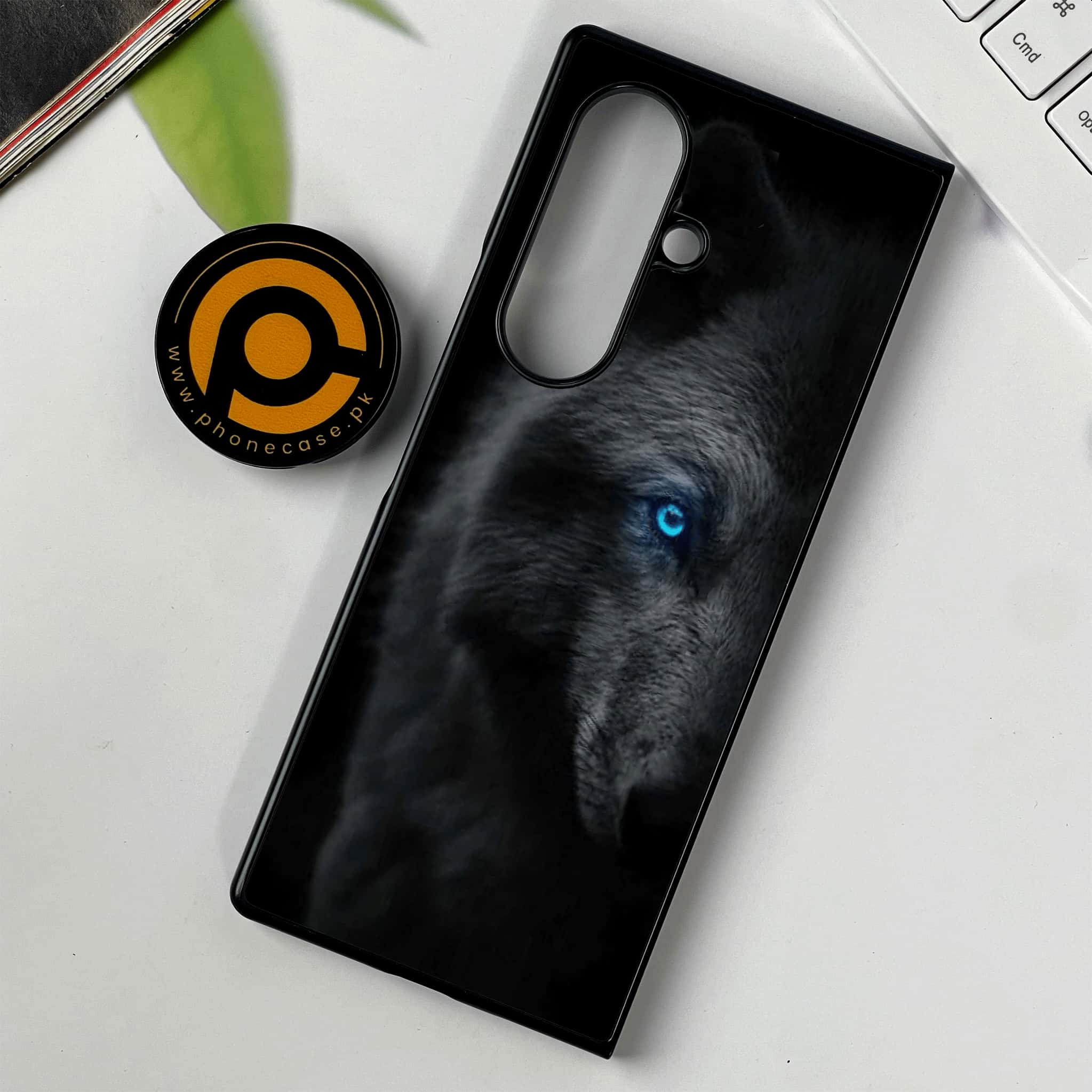 Samsung Galaxy Z Fold 7 - Black Art Series - Premium Metal Printed soft Bumper shock Proof Case