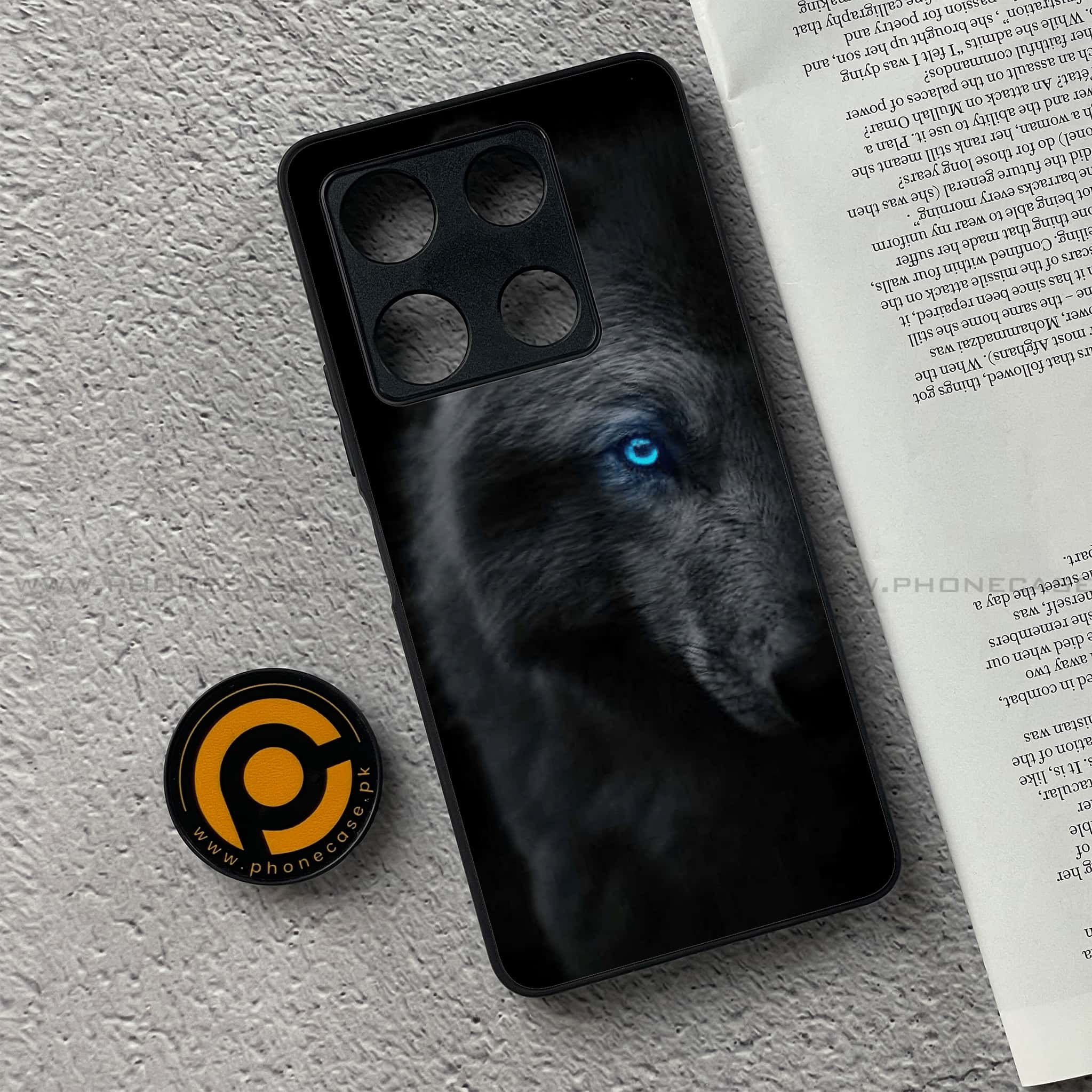 Infinix Note 30 Pro - Black Art Series - Premium Metal Printed soft Bumper shock Proof Case