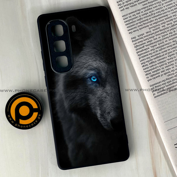 Infinix Hot 50 Pro Plus - Black Art Design 8- Premium Metal Printed soft Bumper shock Proof Case CS-43865