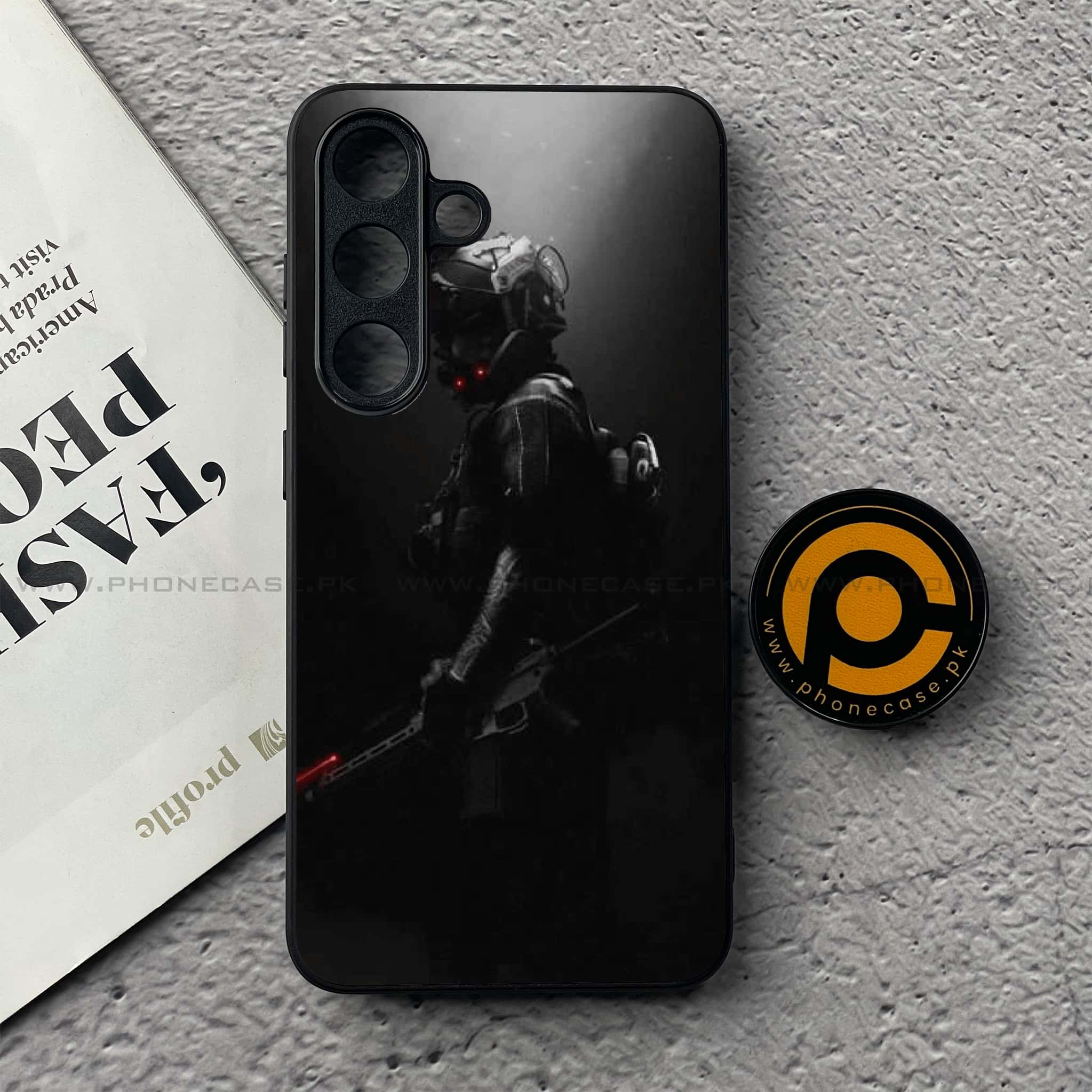 Black Art Series Premium Metal Phone Case All Models