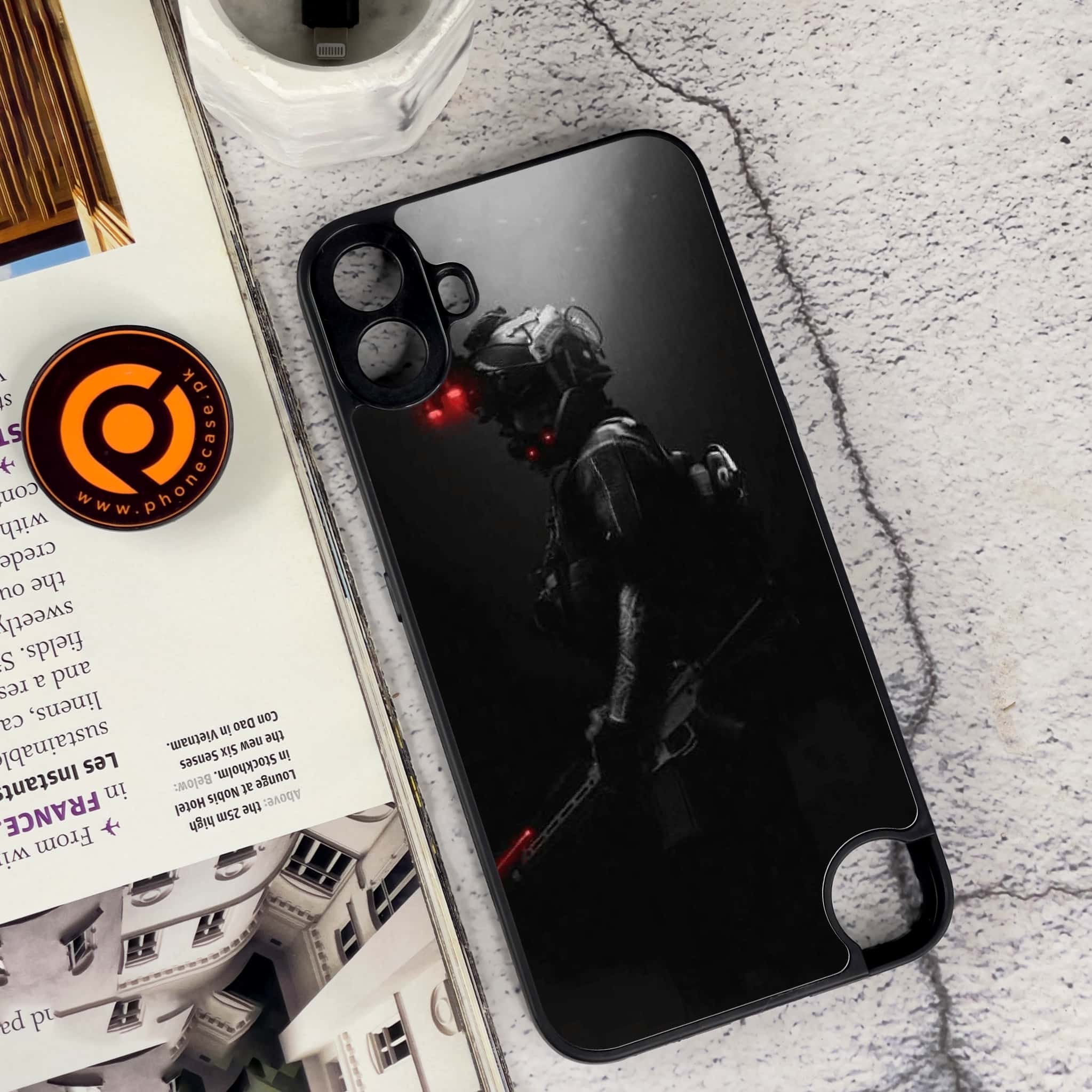 Nothing CMF Phone 1 - Black Art Series - Premium Metal Printed soft Bumper Shock Proof Case