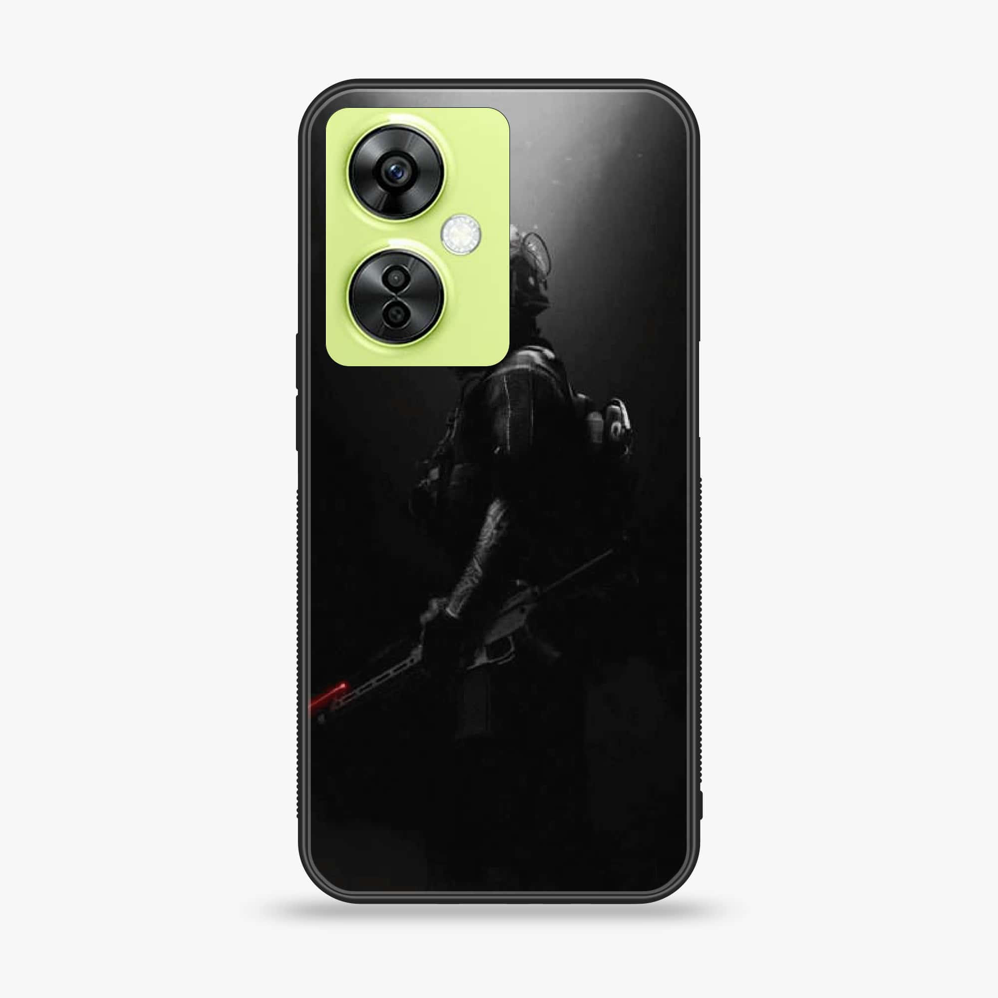 OnePlus Nord CE 3 Lite - Black Art Series - Premium Printed soft Bumper shock Proof Case