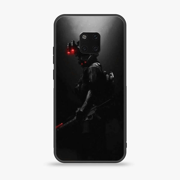 Huawei Mate 20 Pro - Black Art  Design 9  - Premium Metal Printed soft Bumper shock Proof Case  CS-32232