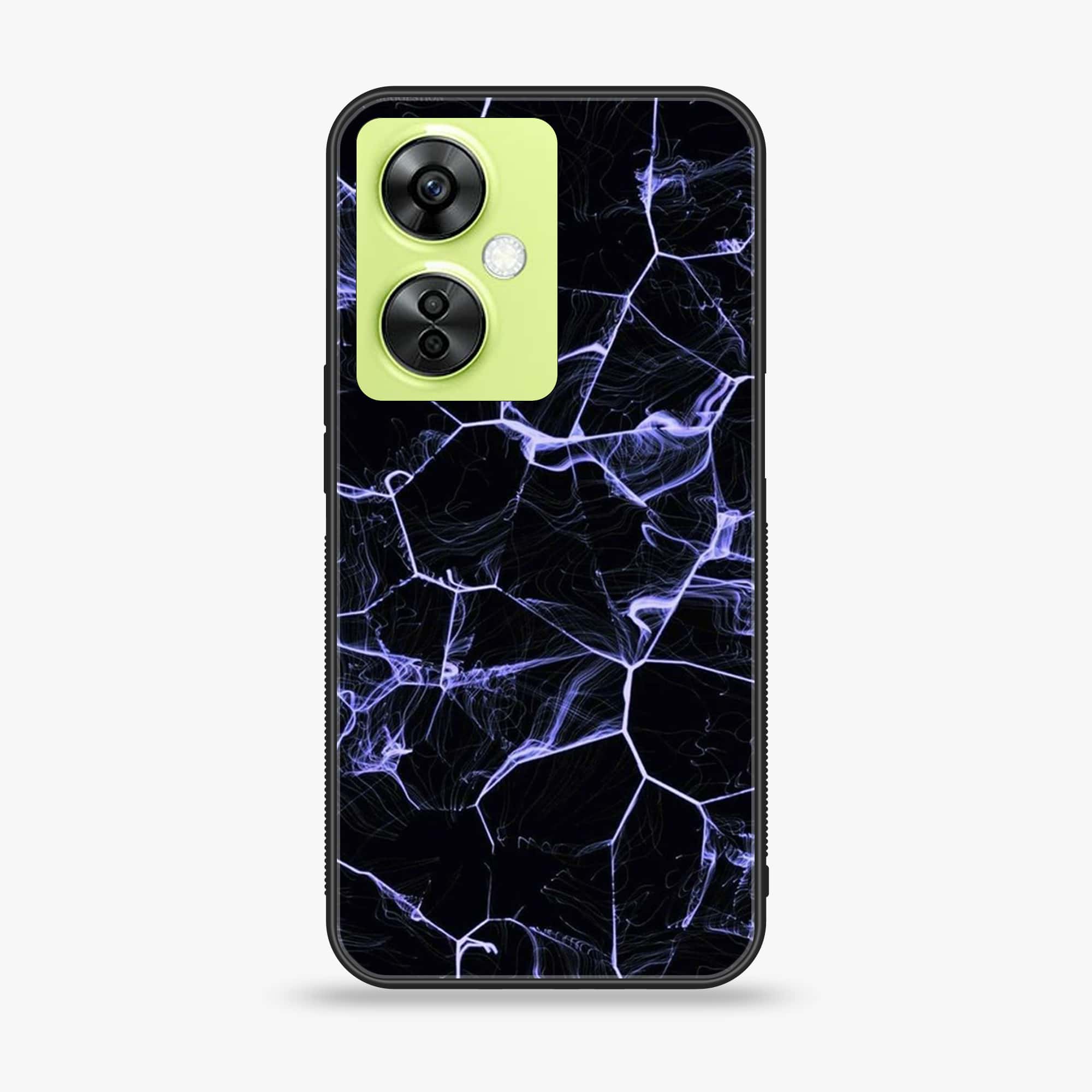 OnePlus Nord CE 3 Lite - Black Marble Series - Premium Printed soft Bumper shock Proof Case