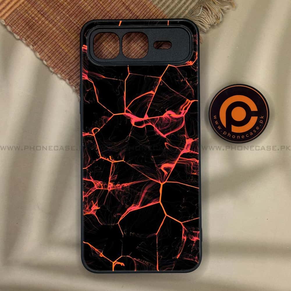 Infinix Smart 10 Plus - Black Marble Series - Premium Metal Printed soft Bumper shock Proof Case