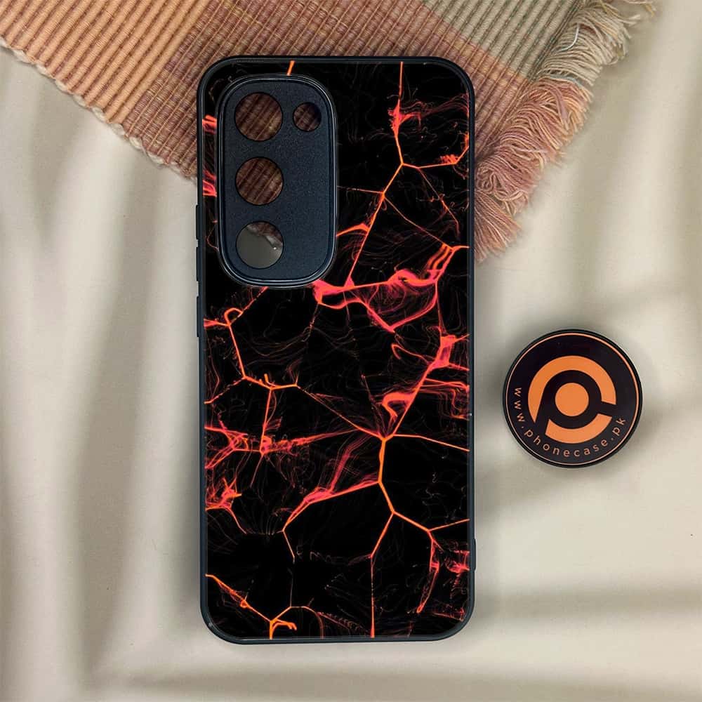 Tecno Spark 40 Pro Plus - Black Marble Series - Premium Metal Printed soft Bumper shock Proof Case