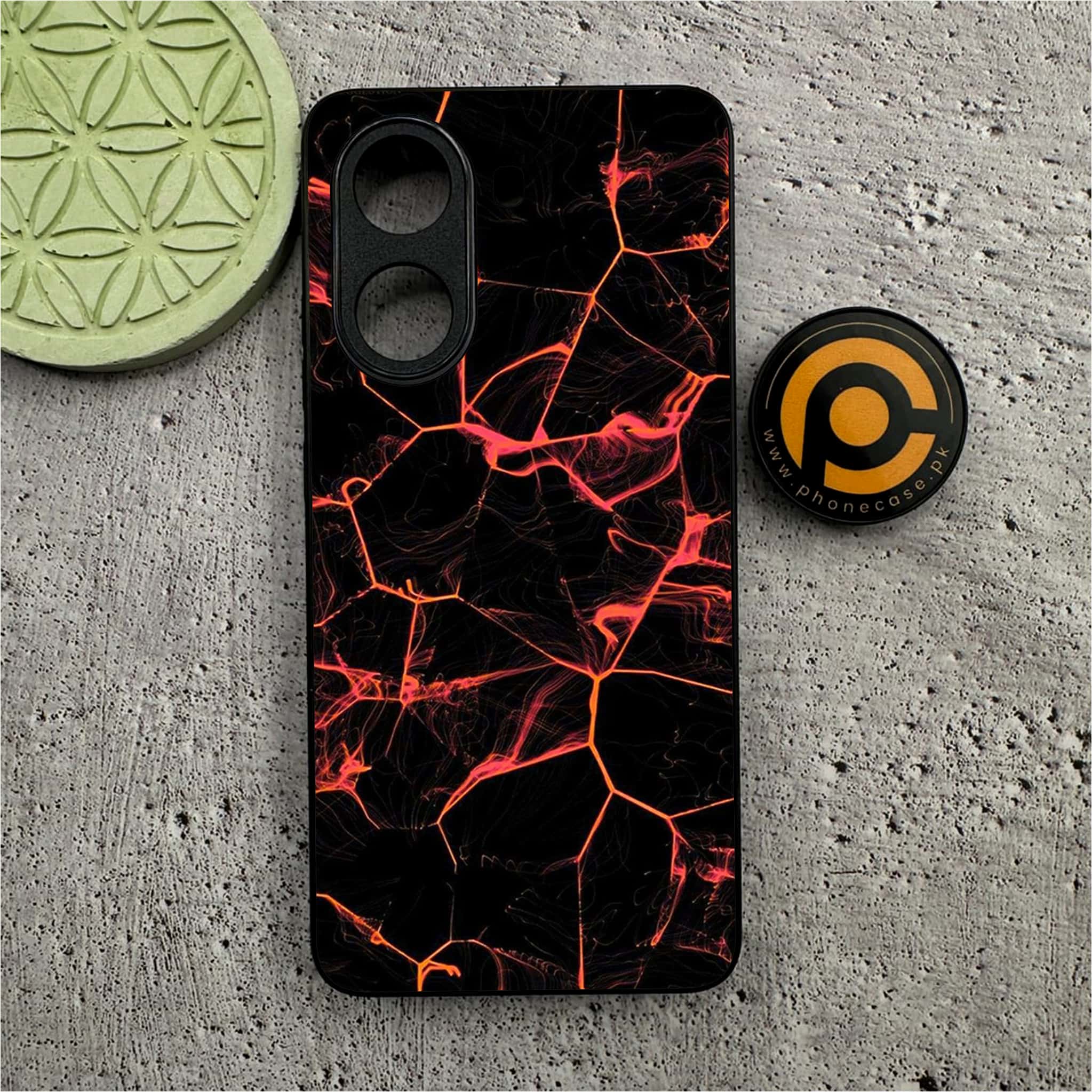 Xiaomi Redmi Turbo 4 - Black Marble Series - Premium Metal Printed soft Bumper shock Proof Case