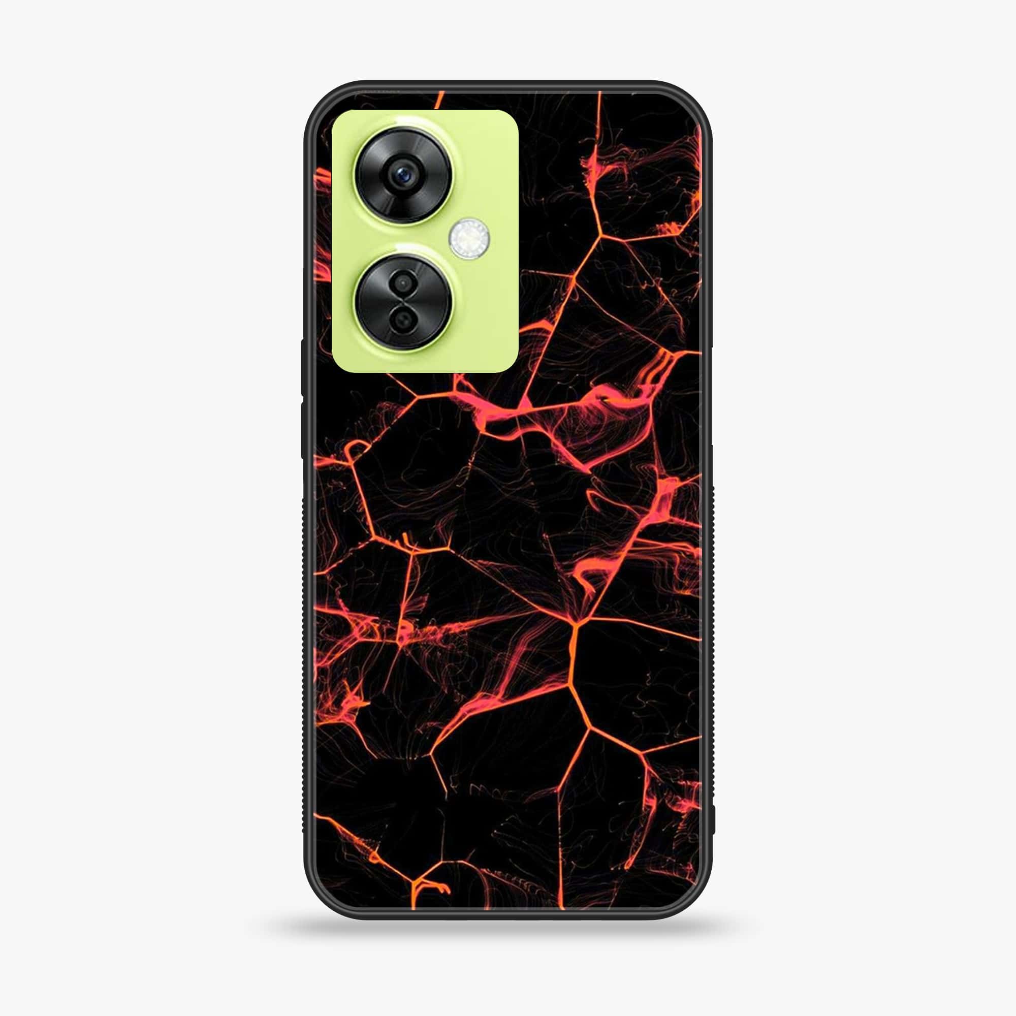 OnePlus Nord CE 3 Lite - Black Marble Series - Premium Printed soft Bumper shock Proof Case