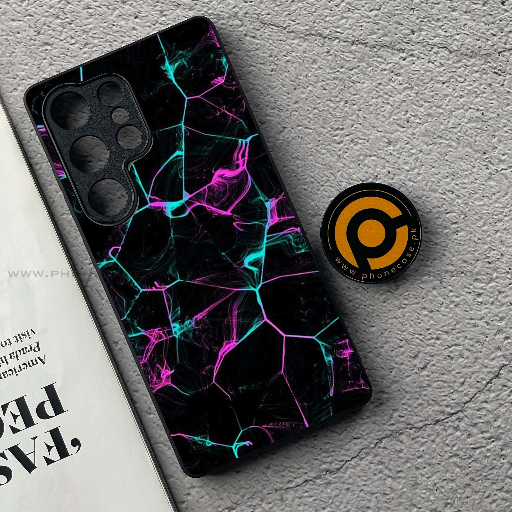 OnePlus 13 - Black Marble Series - Premium Metal Printed soft Bumper shock Proof Case