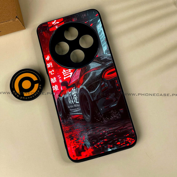 Xiaomi Redmi 14C - Tokyo Dark Night Racing Car -  Premium Printed Metal soft Bumper shock Proof Case CS-46282