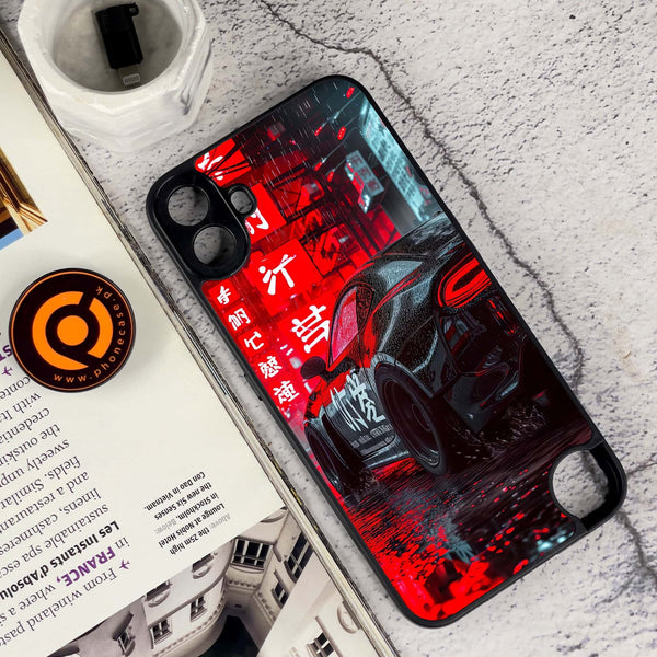 Nothing CMF Phone 1 - Tokyo Dark Night Racing Car - Premium Metal Printed soft Bumper Shock Proof Case