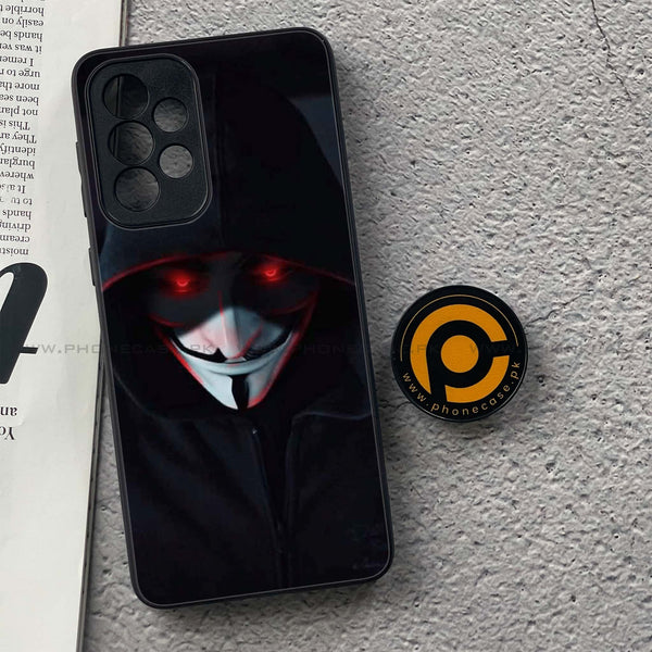 Samsung Galaxy A33 - Black Art Design 10 - Premium Metal Printed soft Bumper shock Proof Case CS-31817