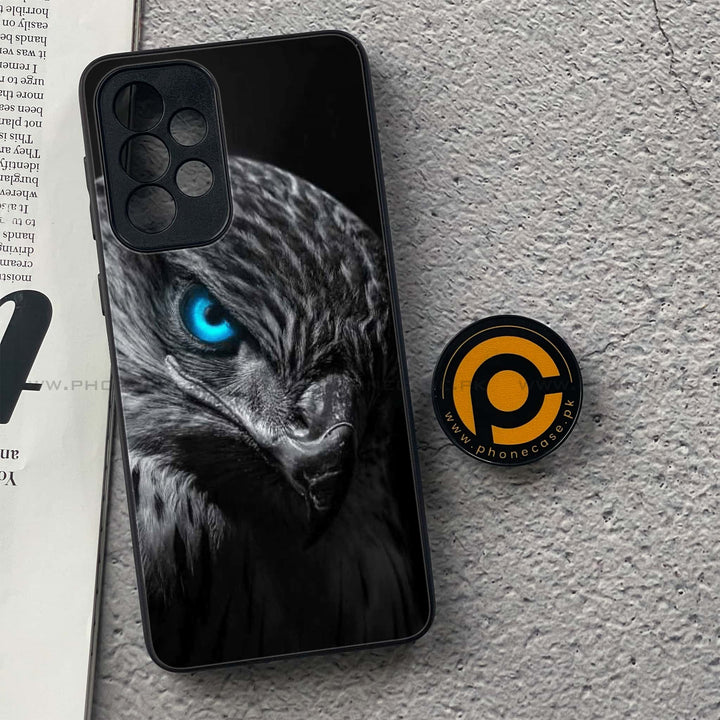 Samsung Galaxy A33 - Black Art Design 2- Premium Printed Glass soft Bumper shock Proof Case CS-45971