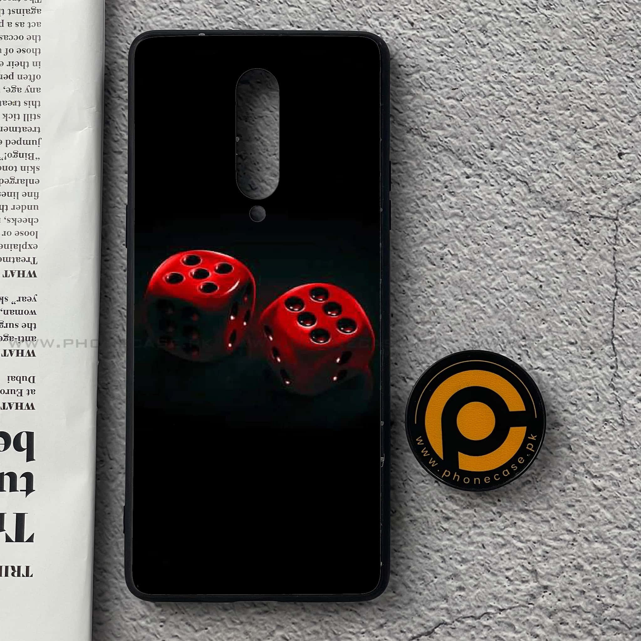 OnePlus 8 - Black Art Series - Premium Printed Glass soft Bumper shock Proof Case