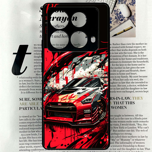 Infinix Note 40 4G - Godzilla Racing Car - Premium Printed Glass soft Bumper shock Proof Case CS-25098