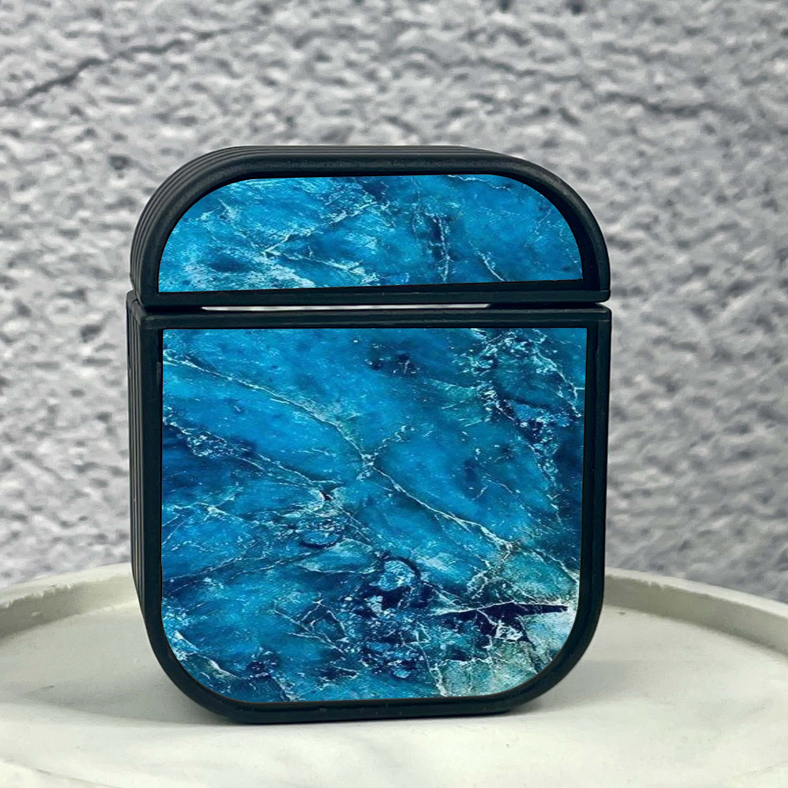 Apple Airpods 1/2 Case - Blue Marble 2.0 Series - Front Back Premium Print