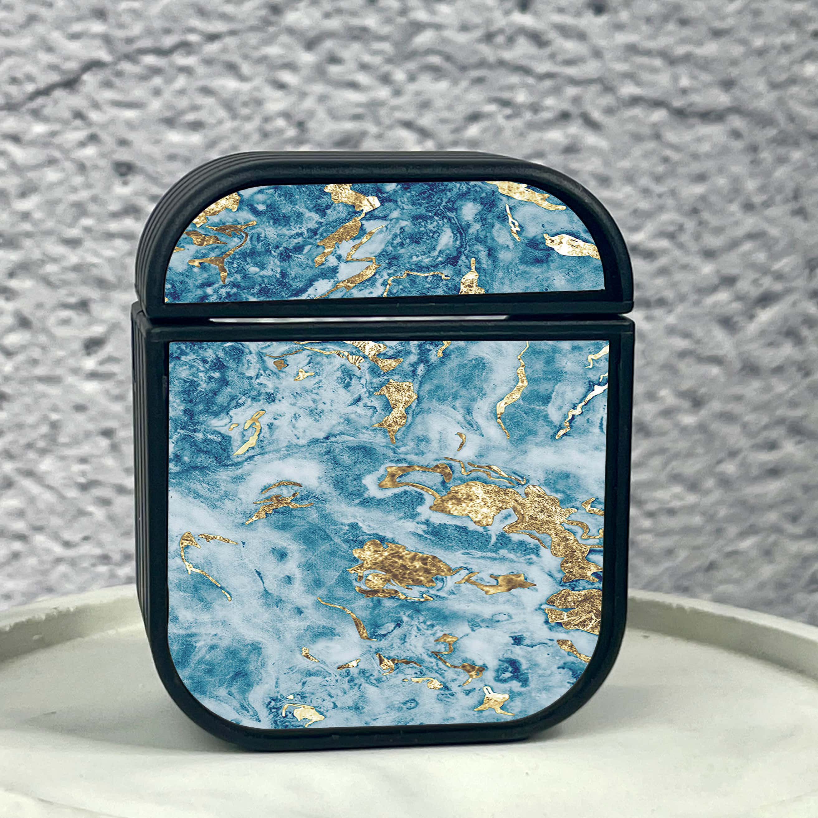 Apple Airpods 1/2 Case - Blue Marble 2.0 Series - Front Back Premium Print