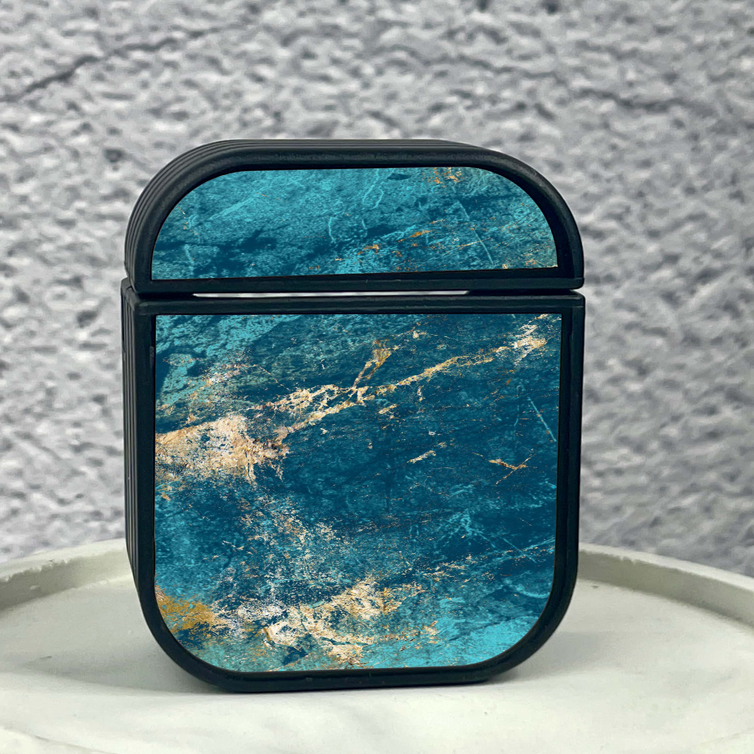 Apple Airpods 1/2 Case - Blue Marble 2.0 Series - Front Back Premium Print