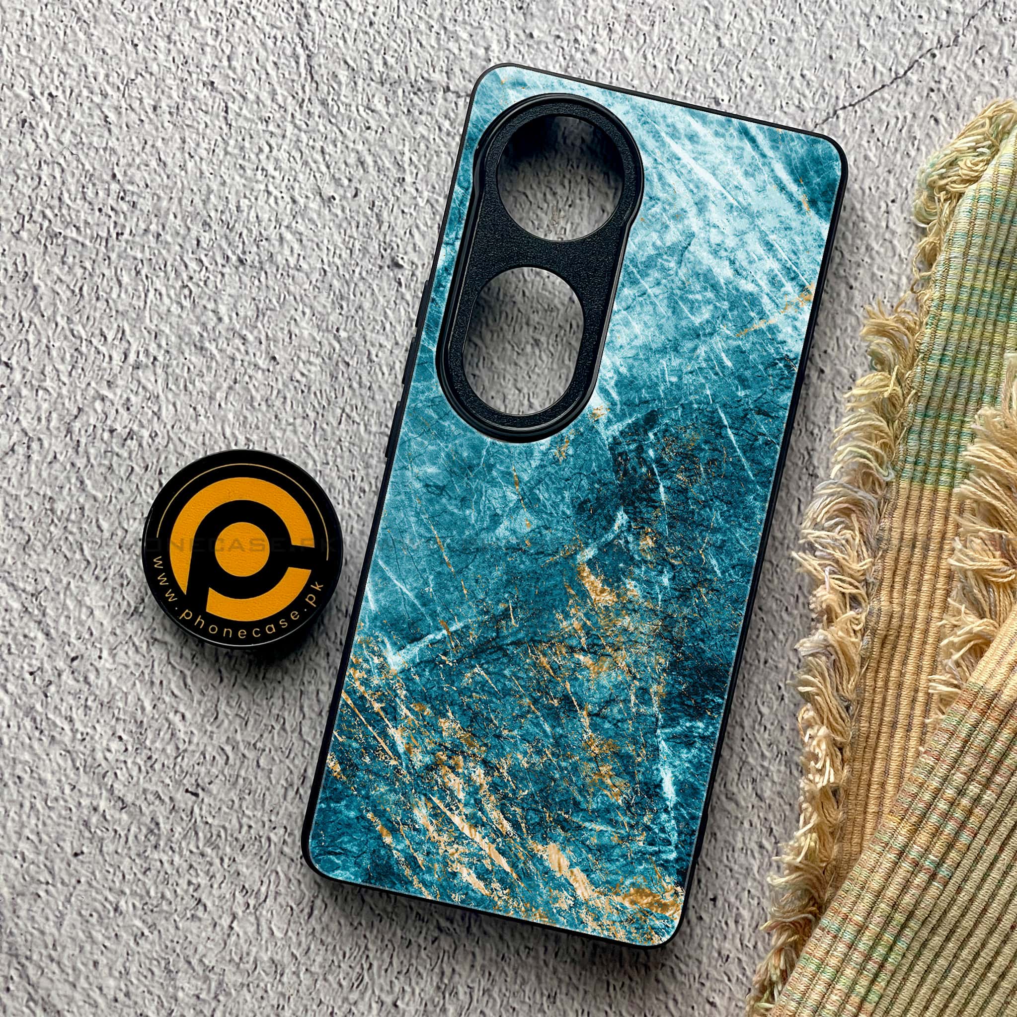 Vivo S19 Pro - Blue Marble 2.0 Series - Premium Metal Printed soft Bumper shock Proof Case