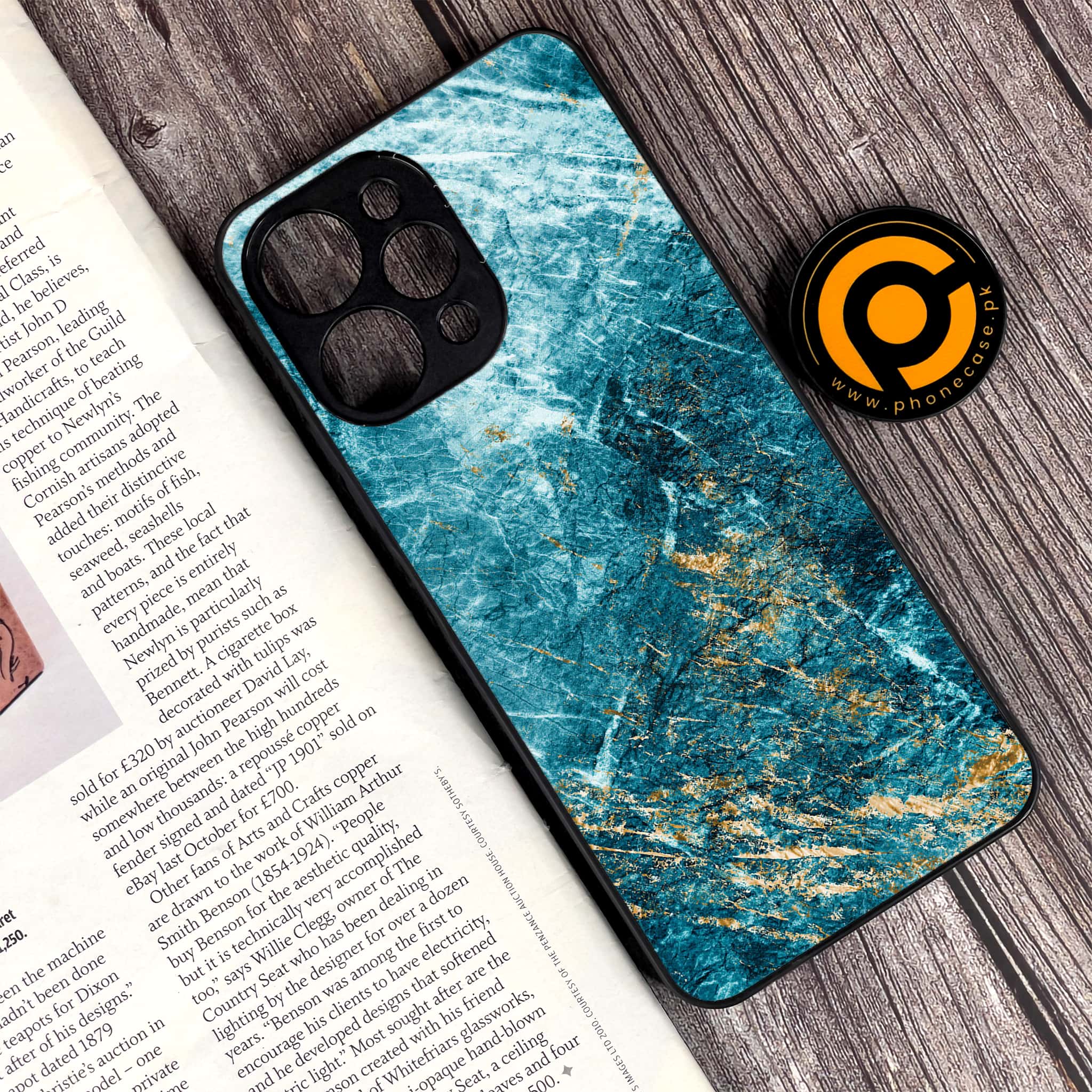 Xiaomi Redmi 12 - Blue Marble Series V 2.0 - Premium Printed Glass soft Bumper shock Proof Case