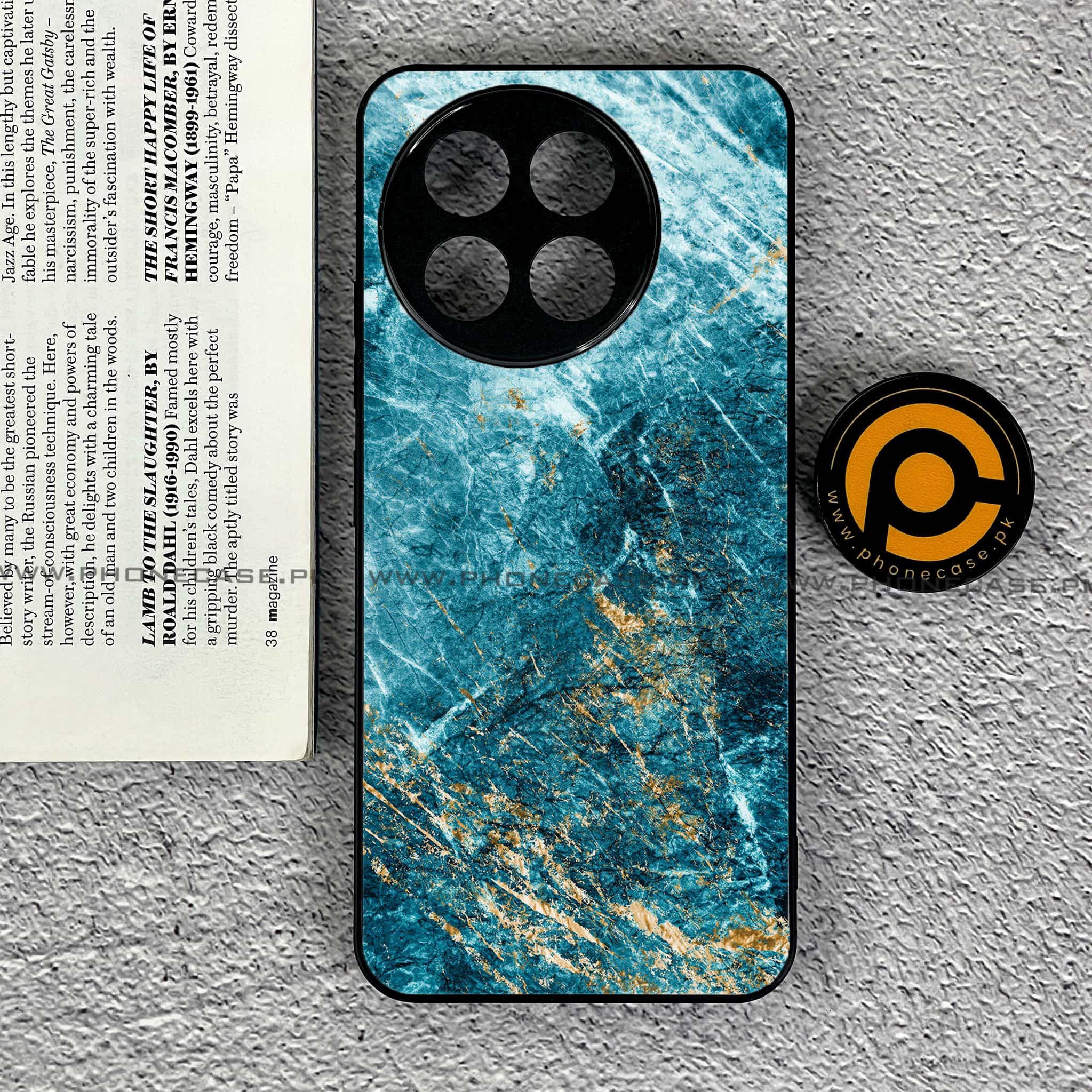 OnePlus Ace 5 - Blue Marble 2.0 Series - Premium Metal Printed soft Bumper shock Proof Case