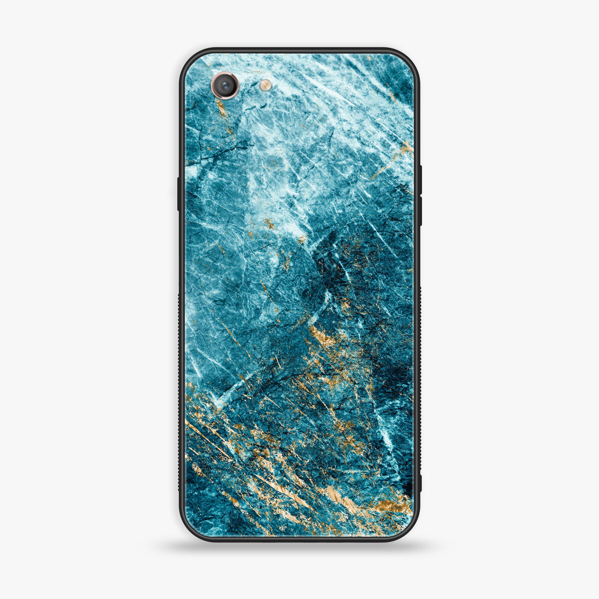 Oppo A71 (2017)  - Blue Marble 2.0 Series - Premium Printed Glass soft Bumper shock Proof Case