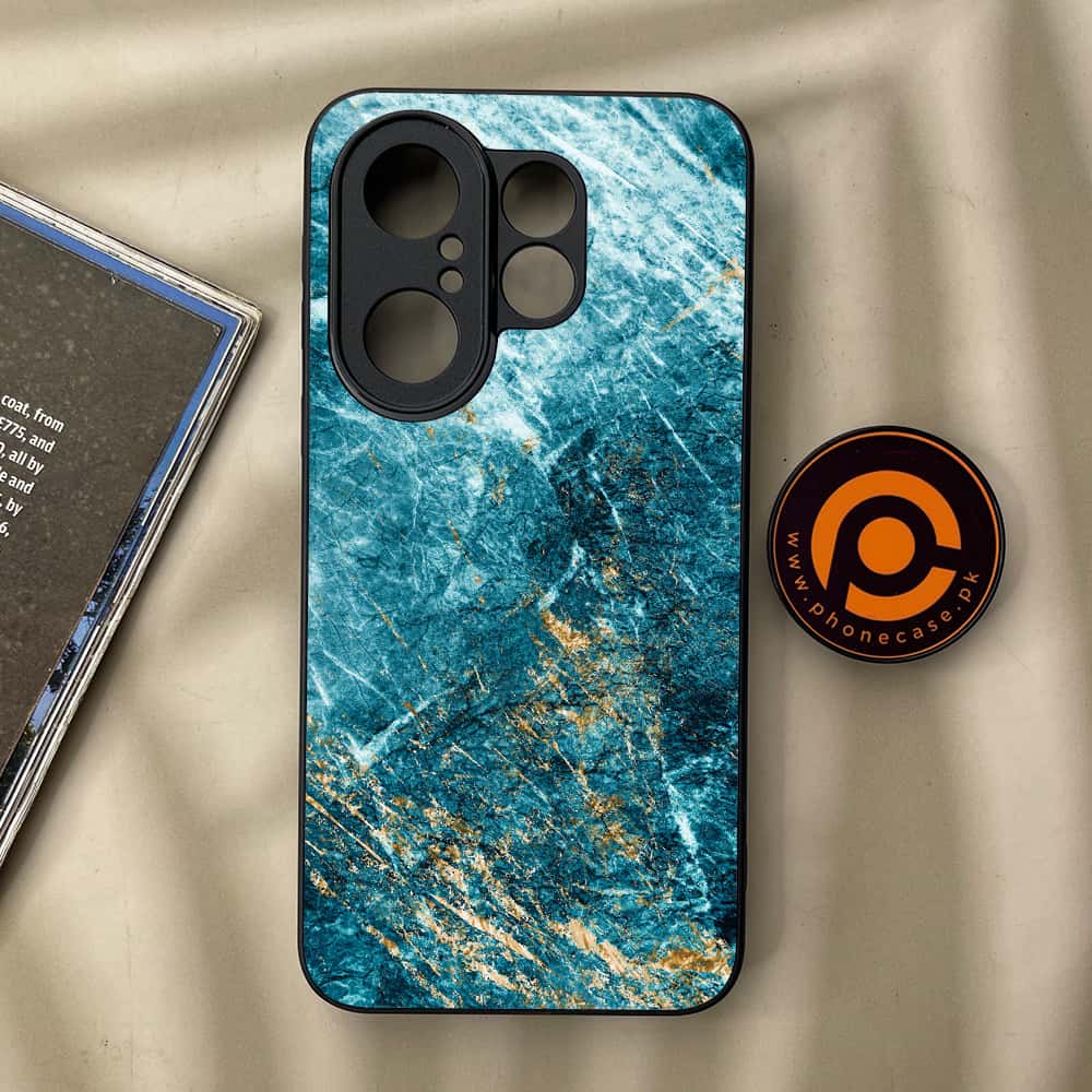 Vivo X200 FE - Blue Marble 2.0 Series - Premium Metal Printed soft Bumper Shock Proof Case