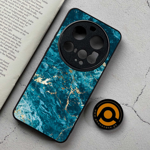 Xiaomi 15 Ultra - Blue Marble 2.0 Series - Premium Metal Printed Soft Bumper Shockproof Case