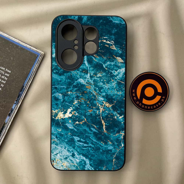 Vivo X200 FE - Blue Marble 2.0 Series - Premium Metal Printed soft Bumper Shock Proof Case