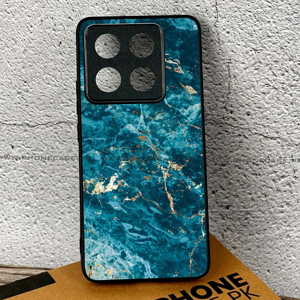 Xiaomi 14T Pro - Blue Marble 2.0 Series - Premium Printed Glass soft Bumper shock Proof Case