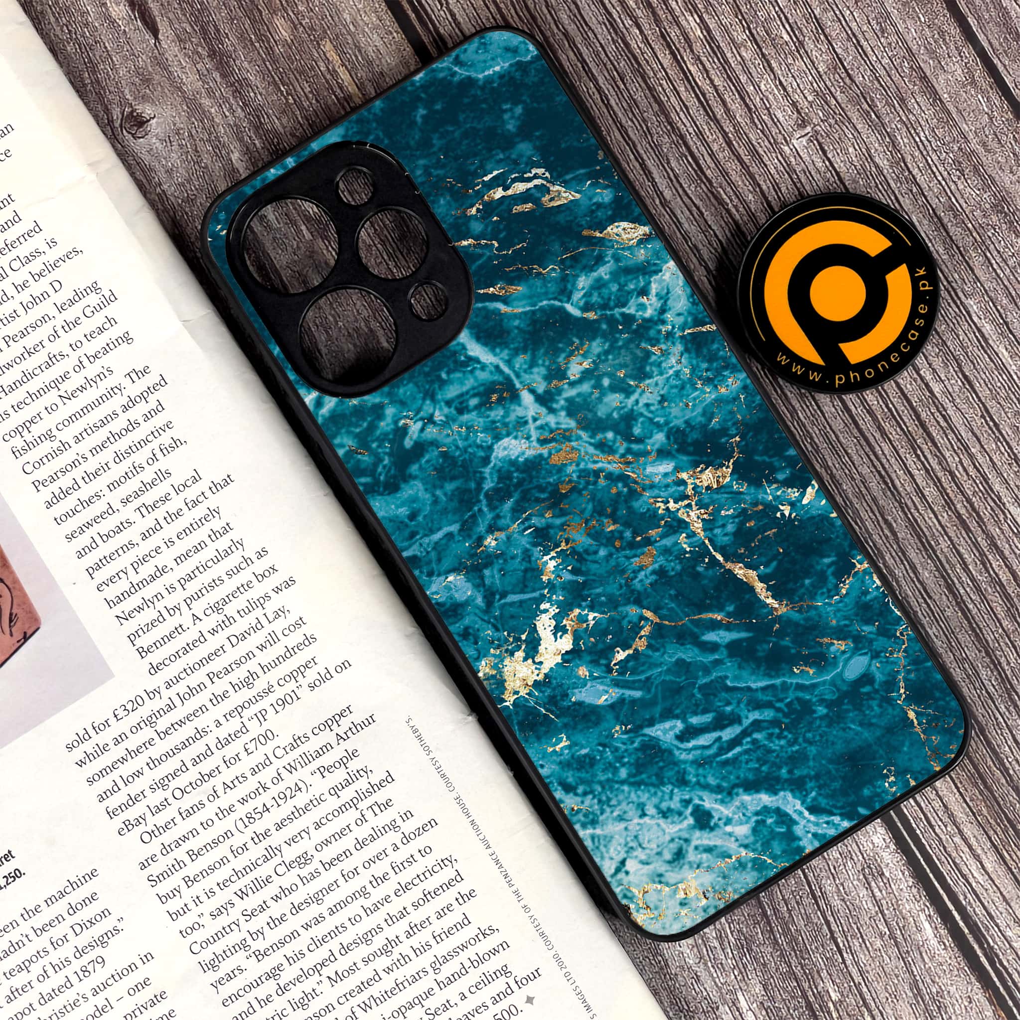 Xiaomi Redmi 12 - Blue Marble Series V 2.0 - Premium Printed Glass soft Bumper shock Proof Case