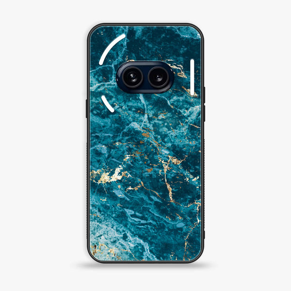 Nothing Phone (2a) - Blue Marble 2.0 Series - Premium Metal Printed soft Bumper Shock Proof Case