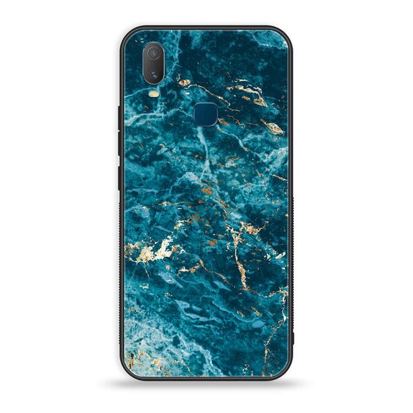 VIVO Y11 - Blue Marble 2.0 Series - Premium Printed Glass soft Bumper shock Proof Case
