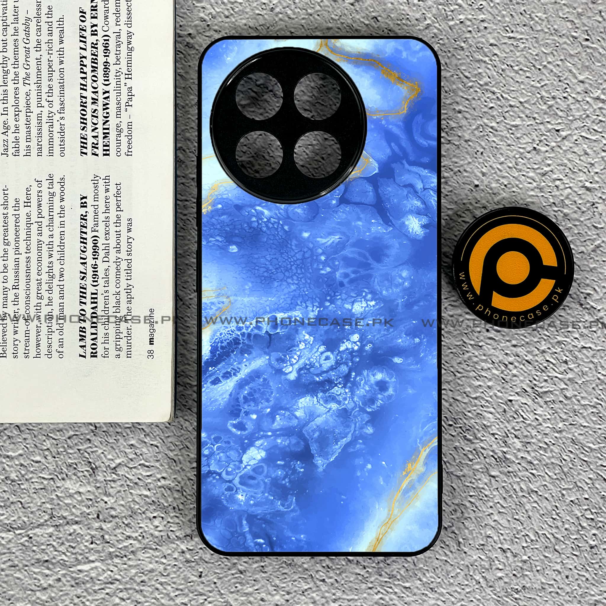 OnePlus Ace 5 - Blue Marble 2.0 Series - Premium Metal Printed soft Bumper shock Proof Case