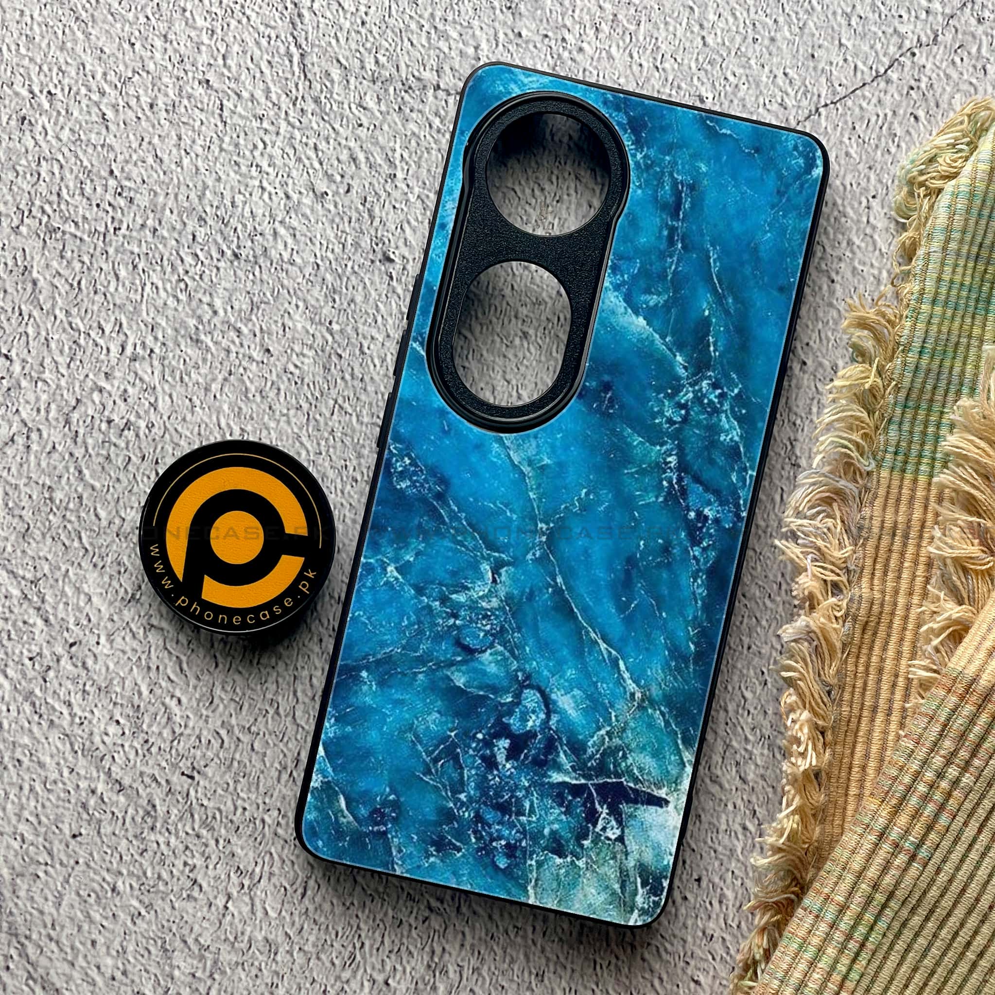 Vivo S19 Pro - Blue Marble 2.0 Series - Premium Metal Printed soft Bumper shock Proof Case