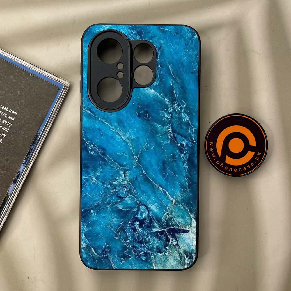Vivo X200 FE - Blue Marble 2.0 Series - Premium Metal Printed soft Bumper Shock Proof Case