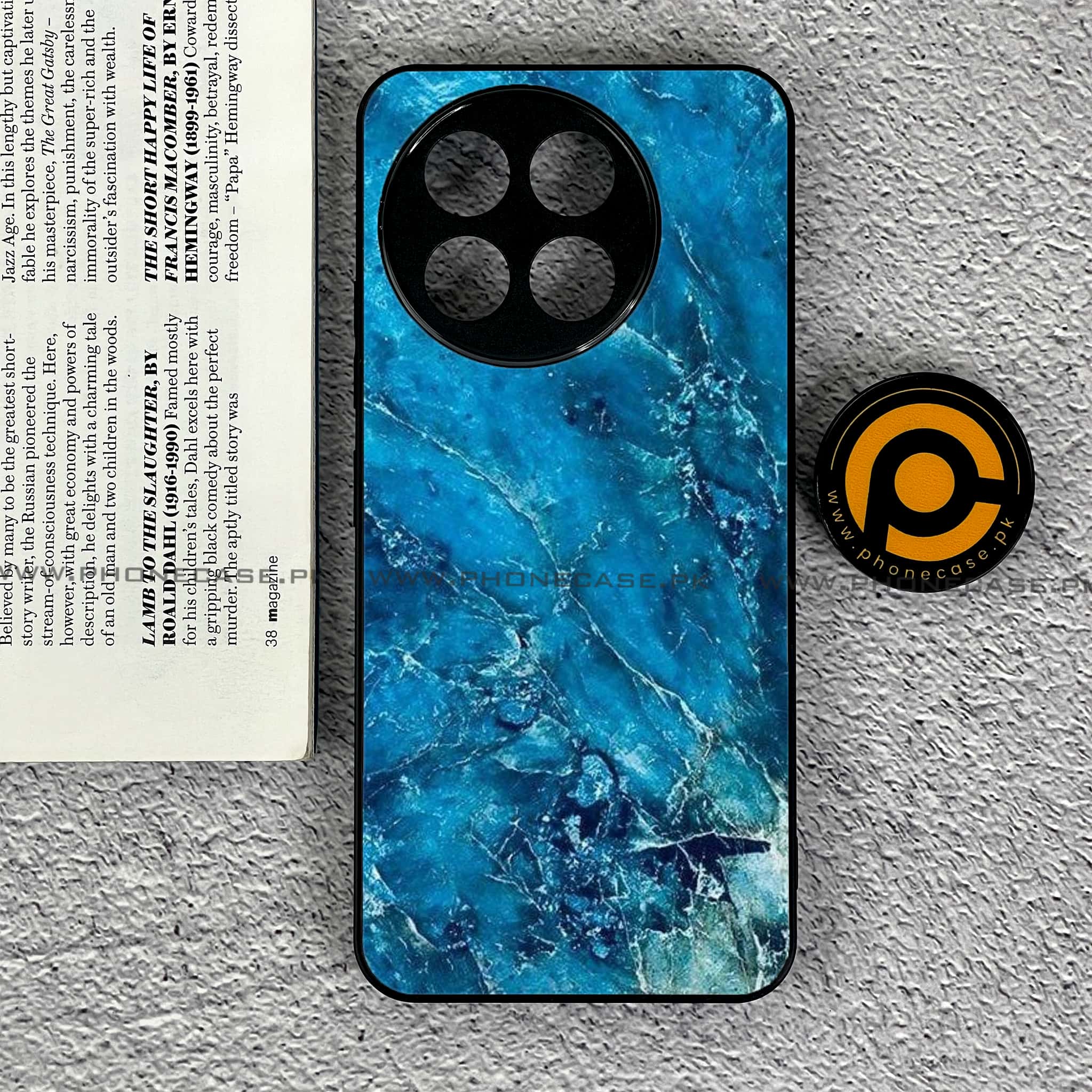 OnePlus Ace 5 - Blue Marble 2.0 Series - Premium Metal Printed soft Bumper shock Proof Case