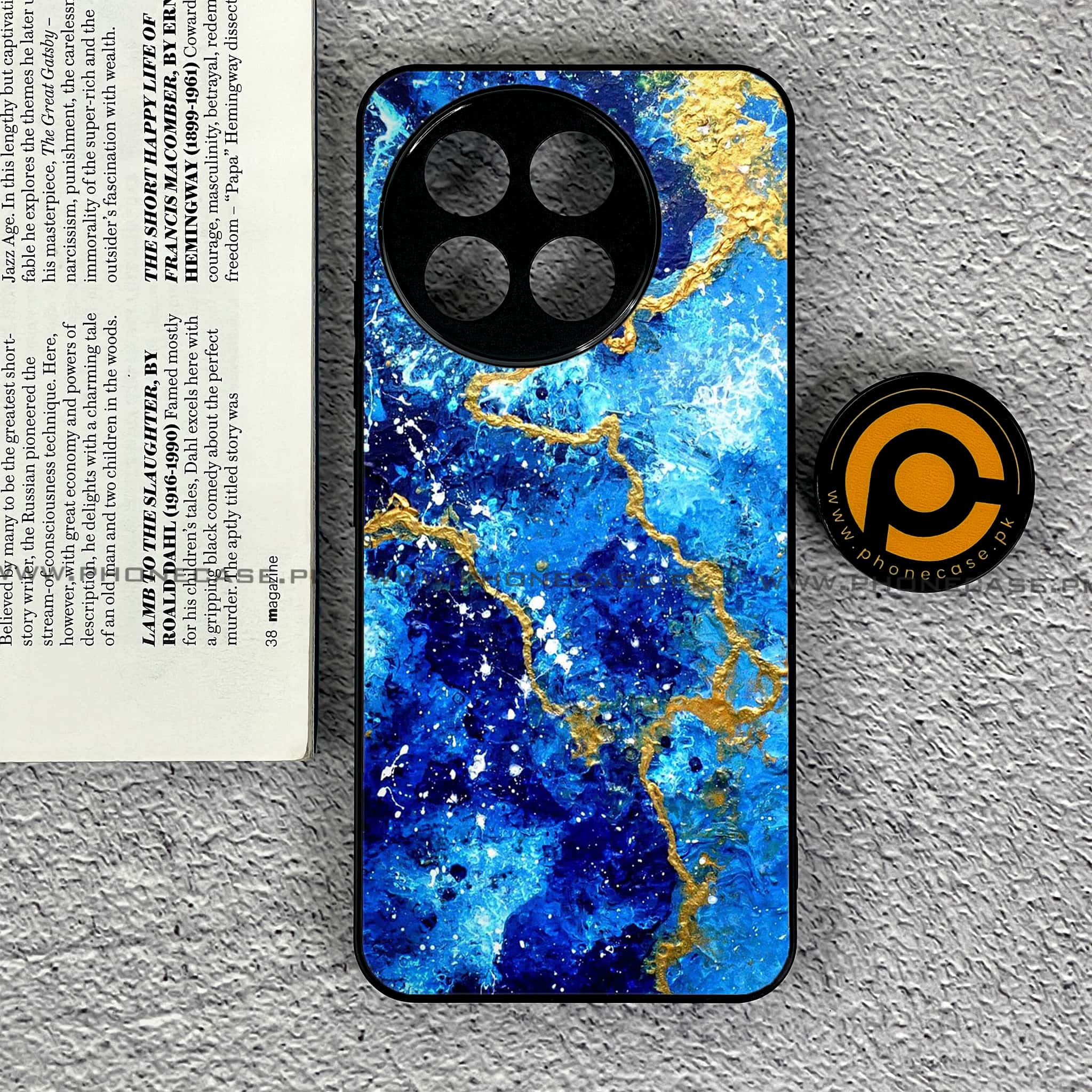 OnePlus Ace 5 - Blue Marble 2.0 Series - Premium Metal Printed soft Bumper shock Proof Case