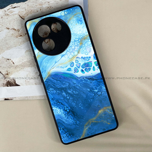 Vivo V30E - Blue Marble 2.0 Design 5 - Premium Printed Metal soft Bumper shock Proof Case CS-18245