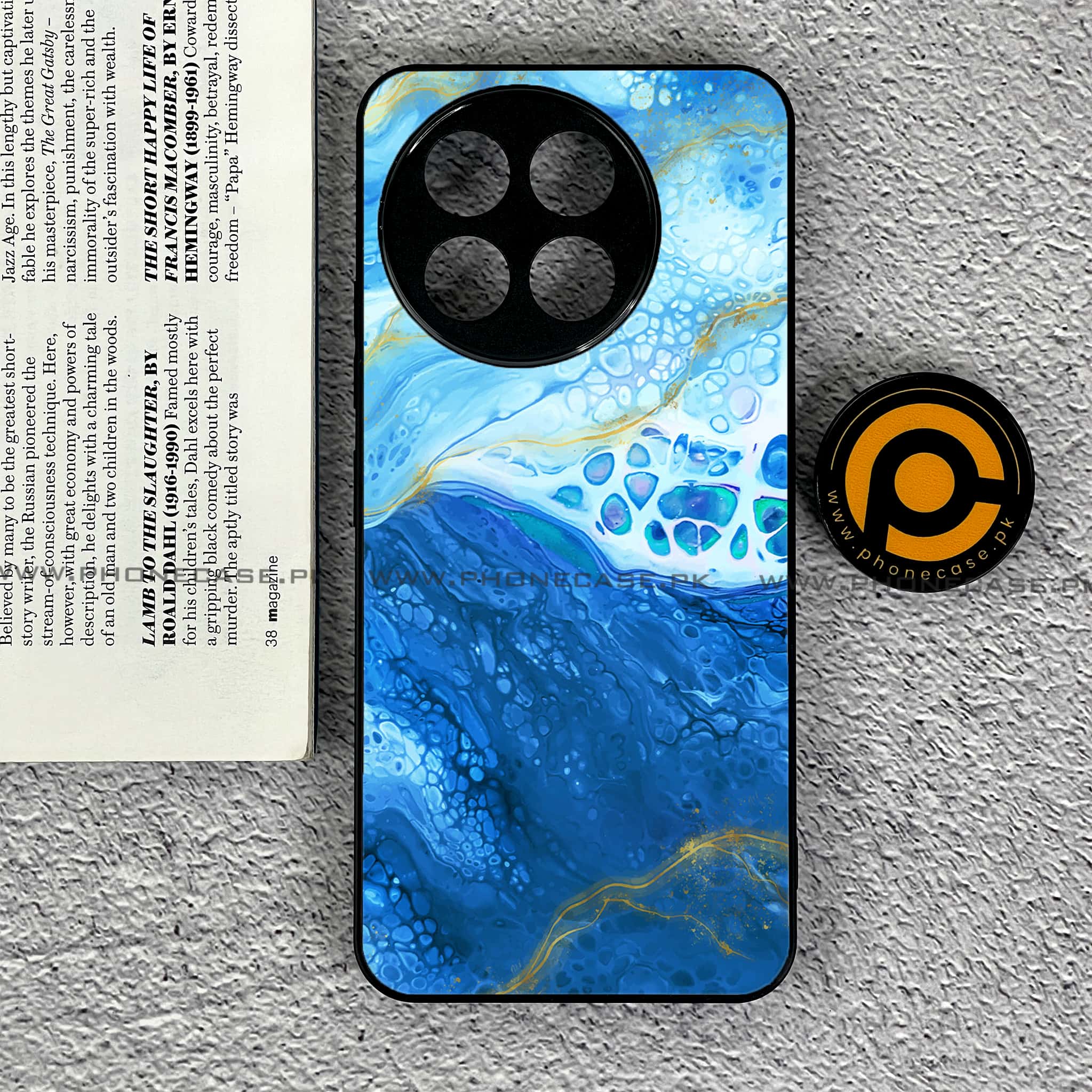 OnePlus Ace 5 - Blue Marble 2.0 Series - Premium Metal Printed soft Bumper shock Proof Case
