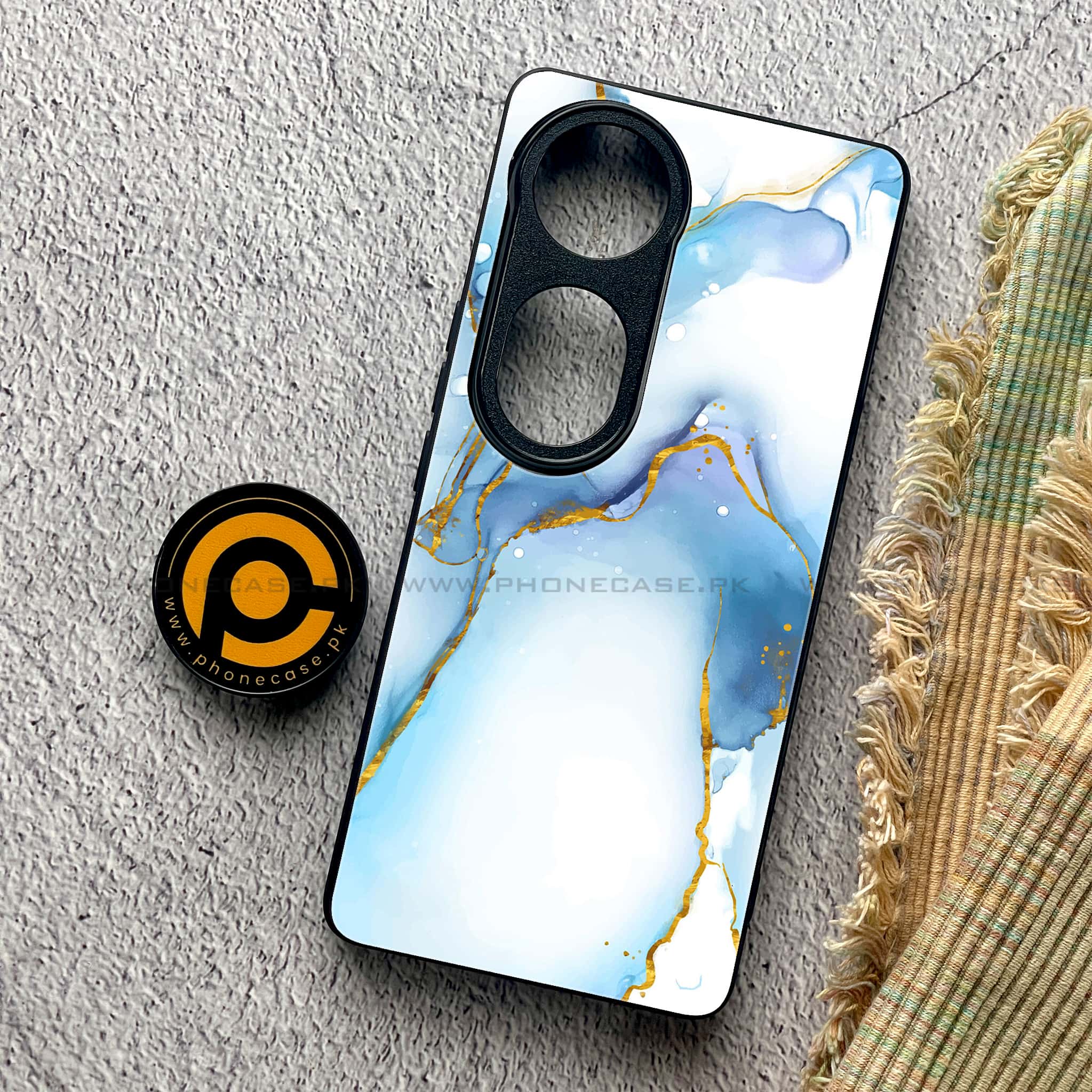 Vivo V40 Pro - Blue Marble 2.0 Series - Premium Metal Printed soft Bumper shock Proof Case