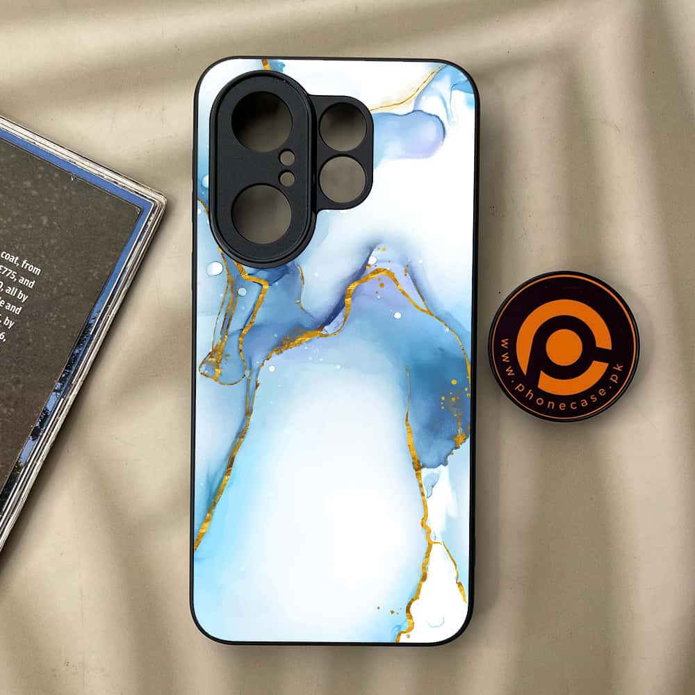 Vivo X200 FE - Blue Marble 2.0 Series - Premium Metal Printed soft Bumper Shock Proof Case