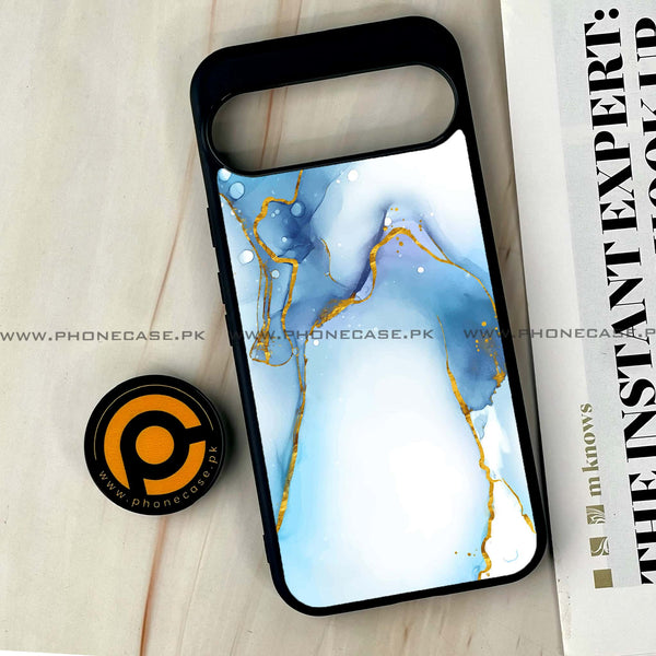 Google Pixel 9 Pro XL - Blue Marble 2.0 Design 6  - Premium Metal Printed soft Bumper Shock Proof Case CS-37392